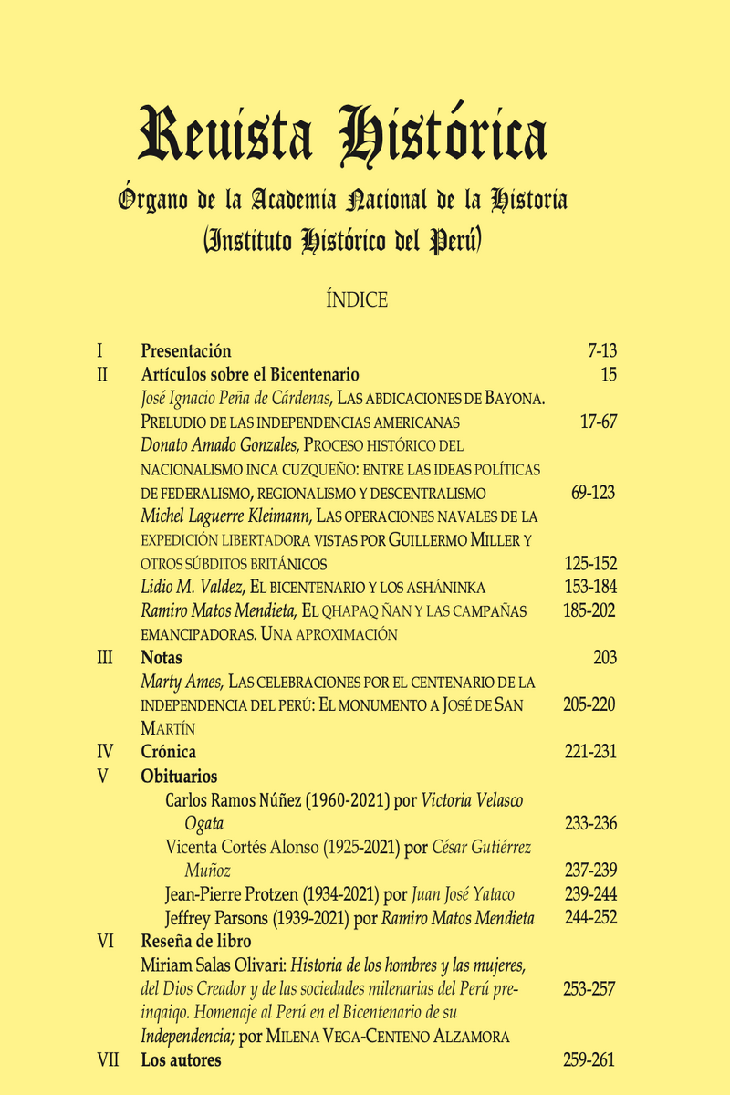 Revista Histórica - Tomo LIV [54]