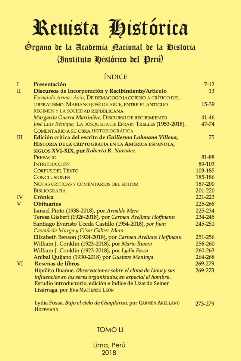 Revista Histórica - Tomo LI [51]