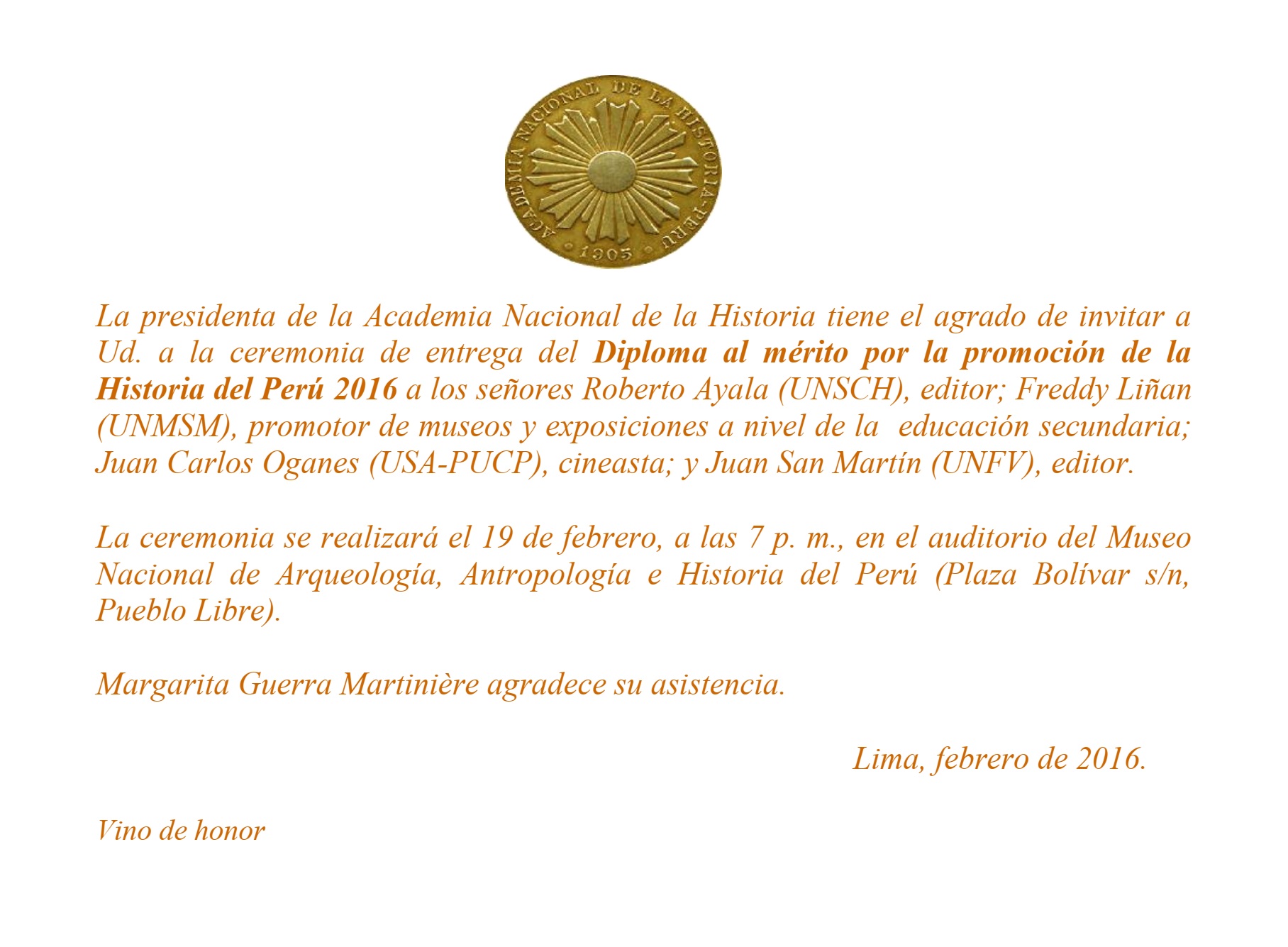 Imagen del diploma
