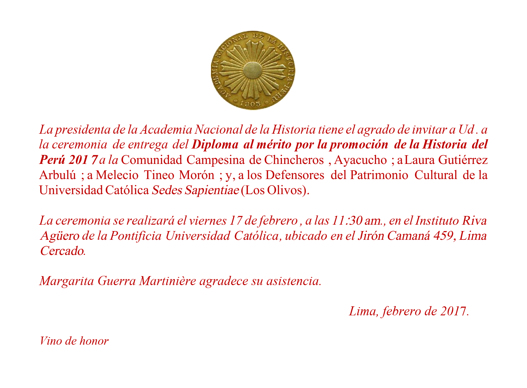 Imagen del diploma