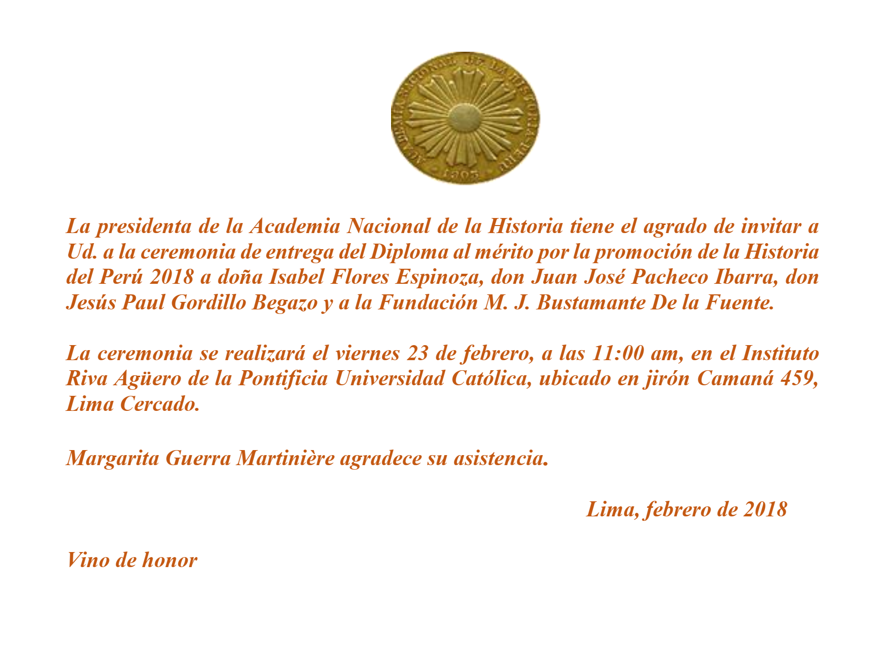 Imagen del diploma