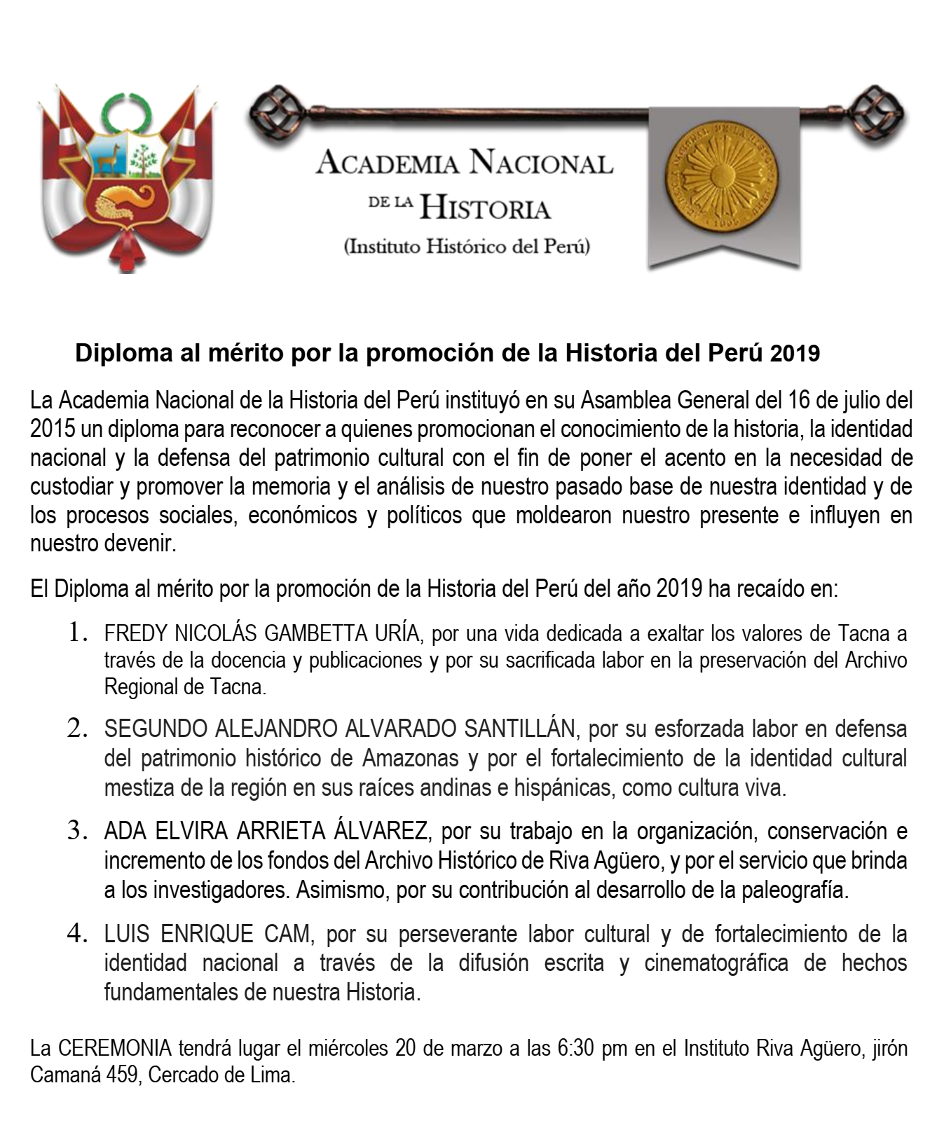 Imagen del diploma