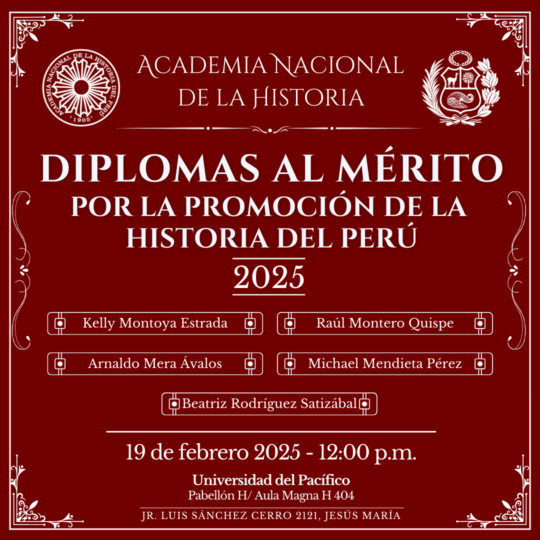Diplomas al Mérito por la Promoción de la Historia del Perú